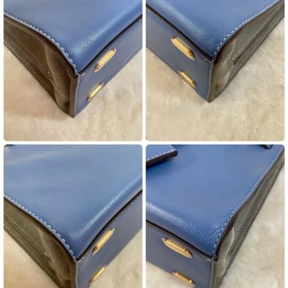 LEE RADZIWILL PEBBLED SMALL DOUBLE BAG - Picture 6 of 9